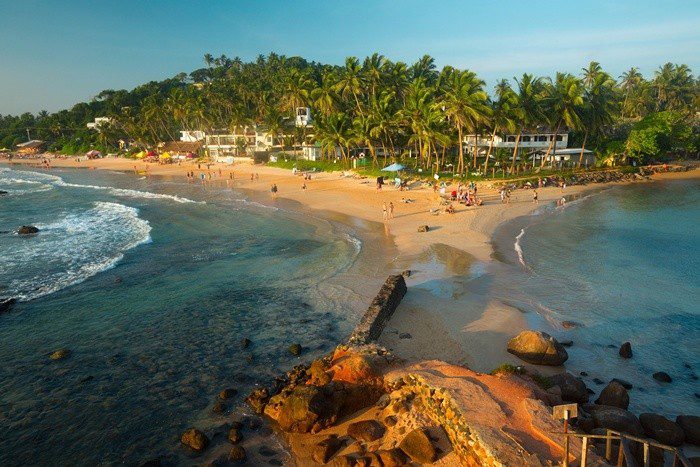 mirissa beach and parrot rock